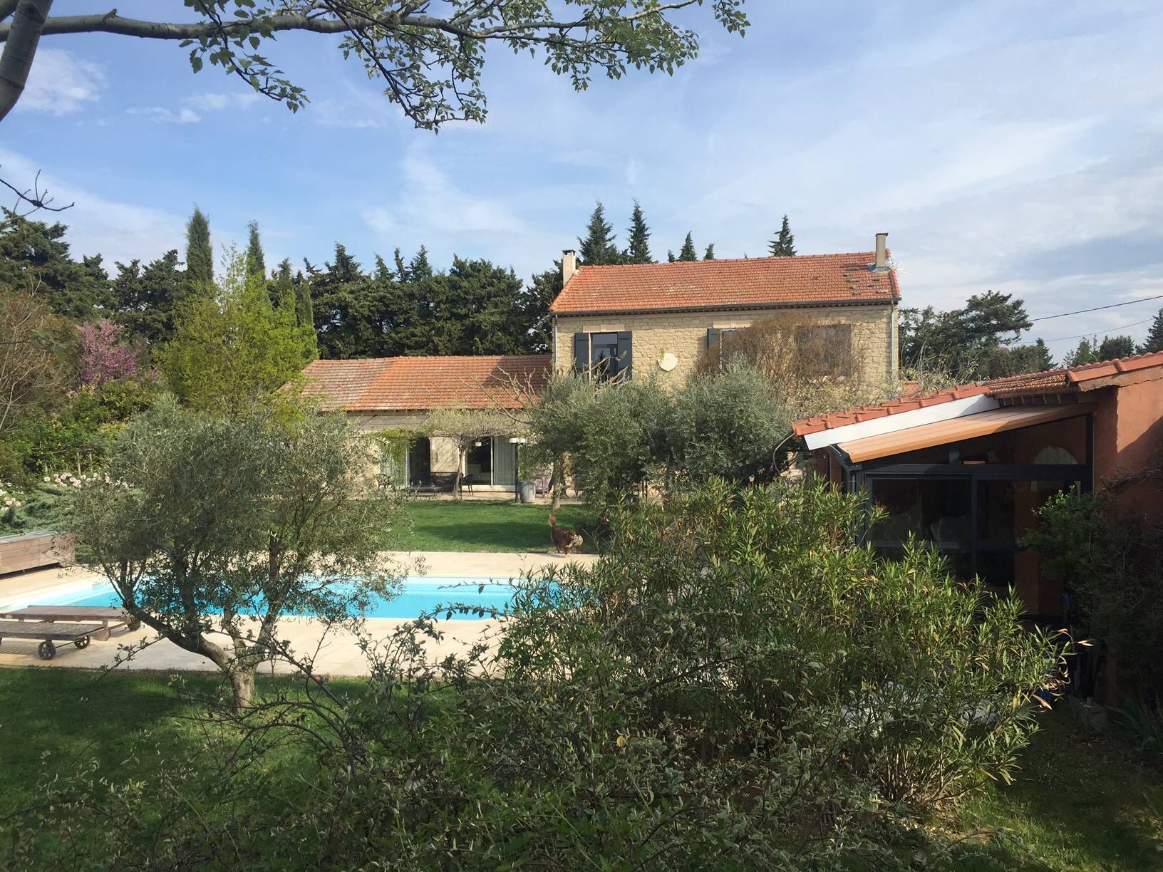 Mas ancien restauré à vendre à Pernes les Fontaines avec son oliveraie