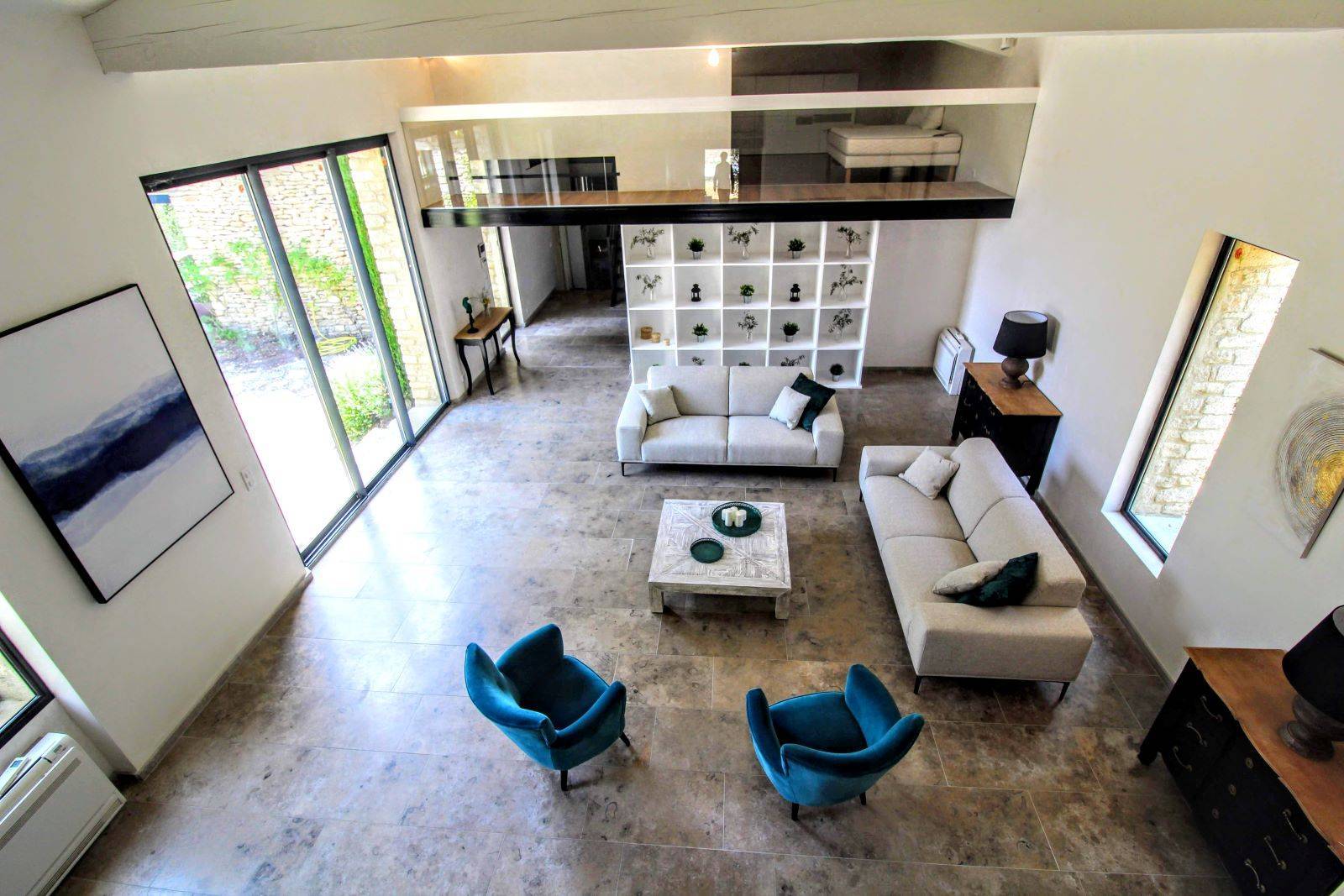 Espace de vie contemporain à Gordes