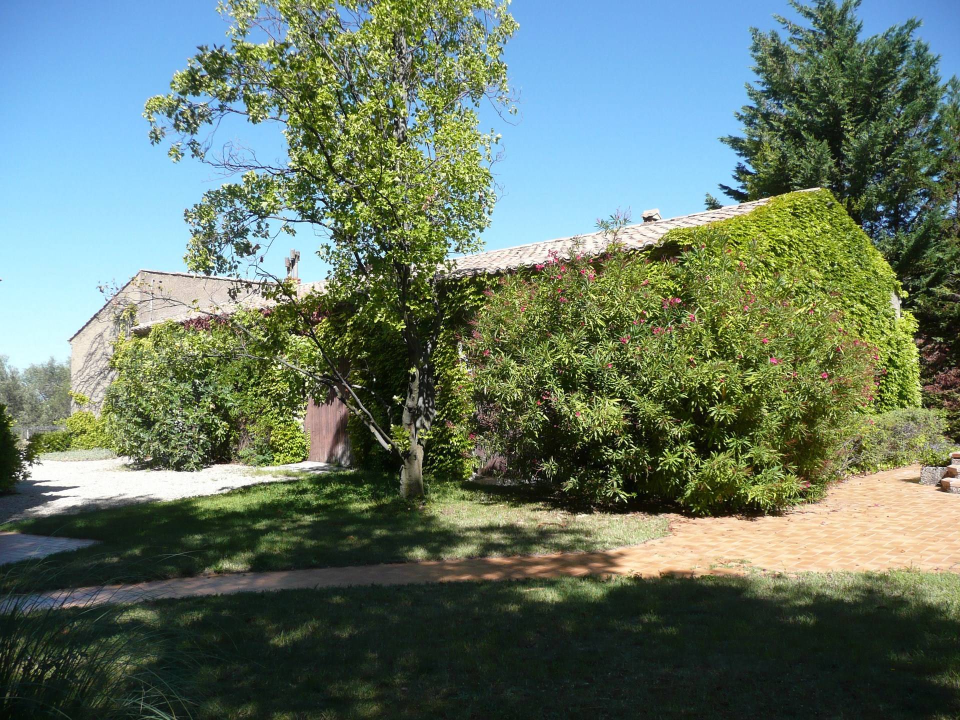 A vendre à Séguret demeure de village avec jardin et piscine