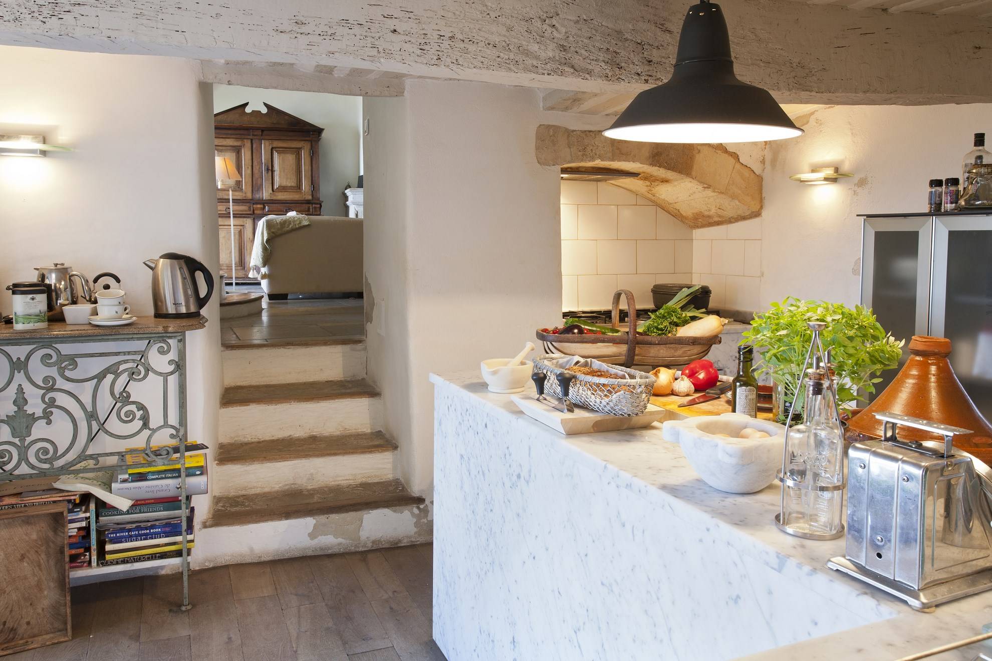 Bonnieux maison de village avec vue panoramique