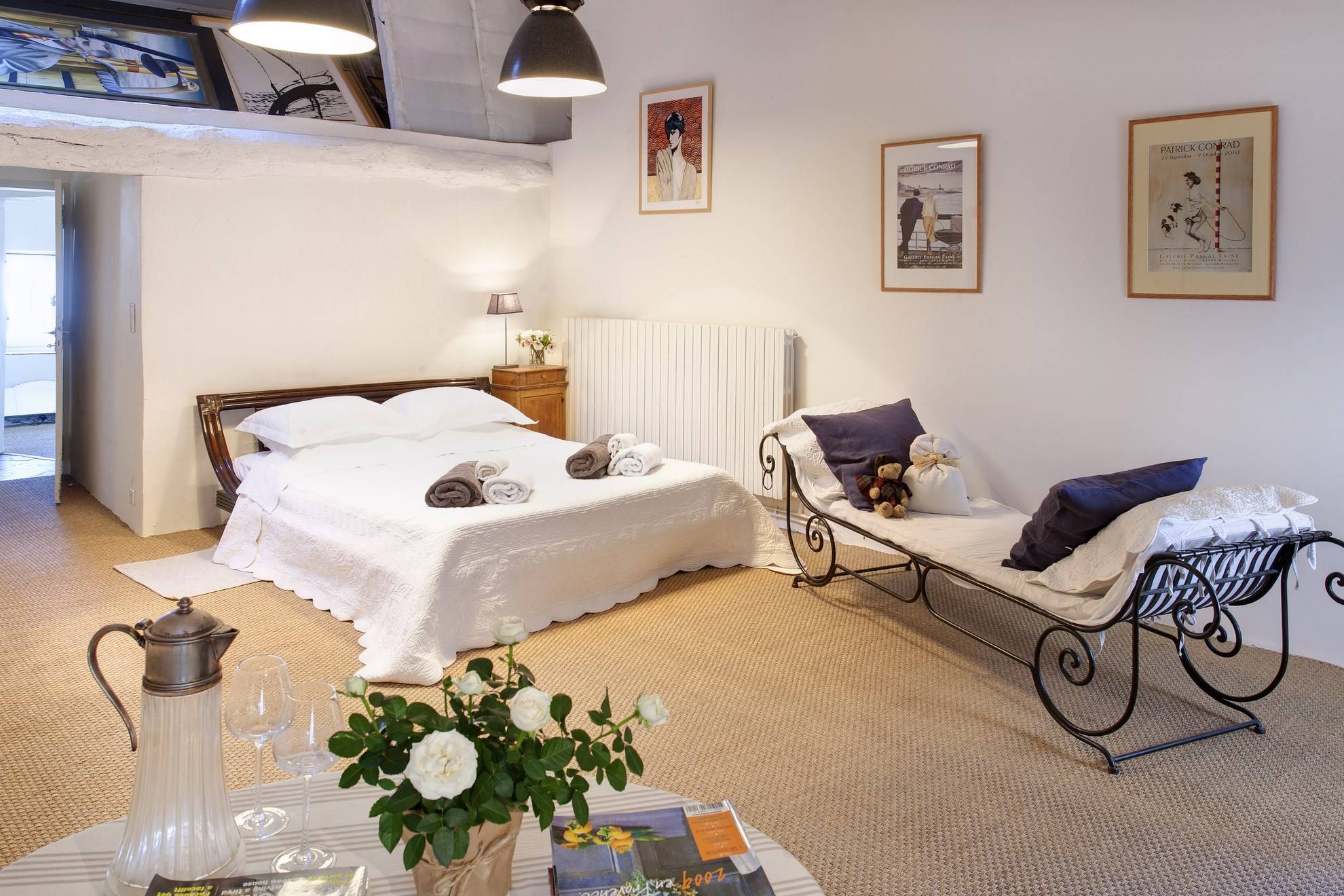 Bonnieux maison de village avec vue panoramique