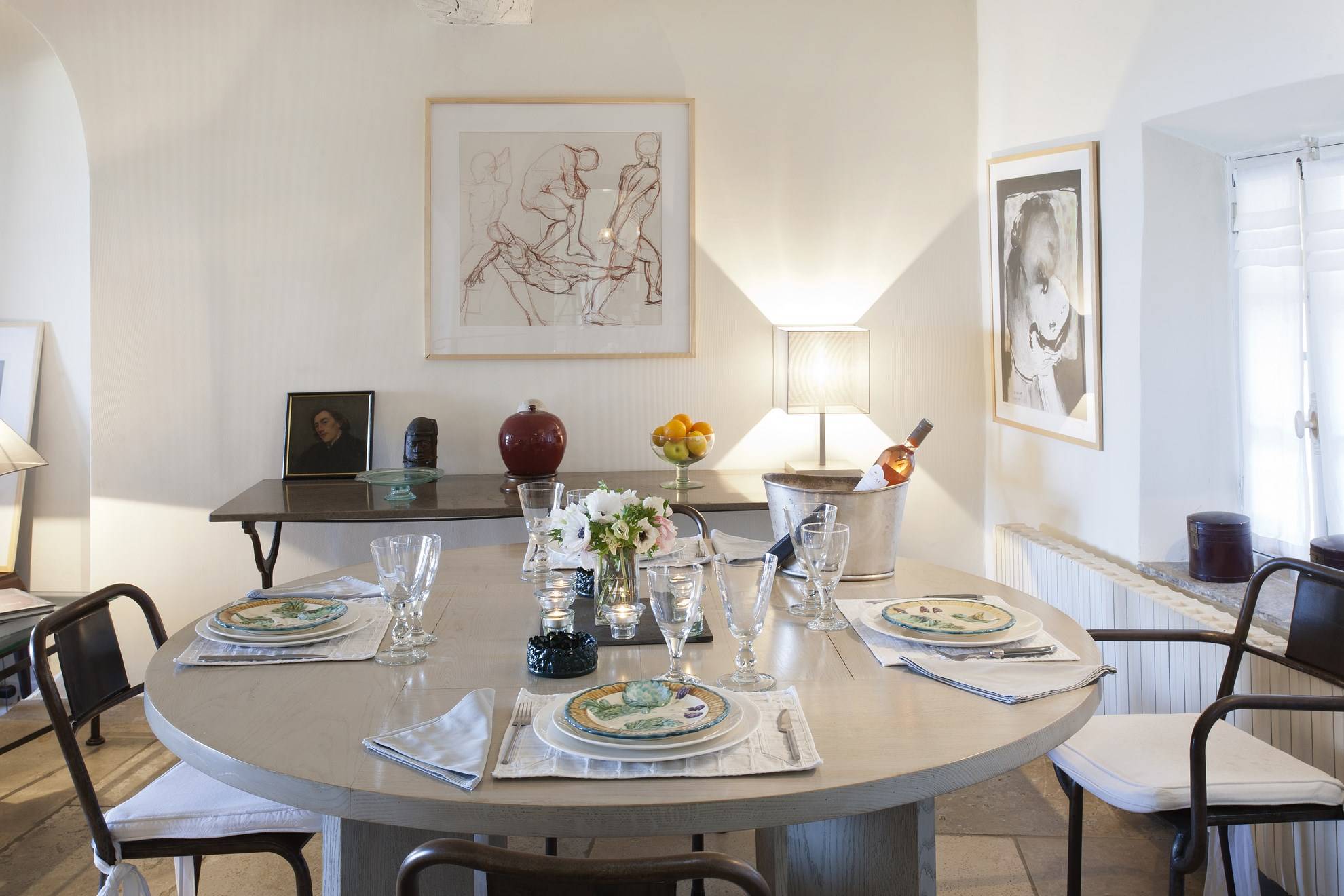 Bonnieux maison de village avec vue panoramique