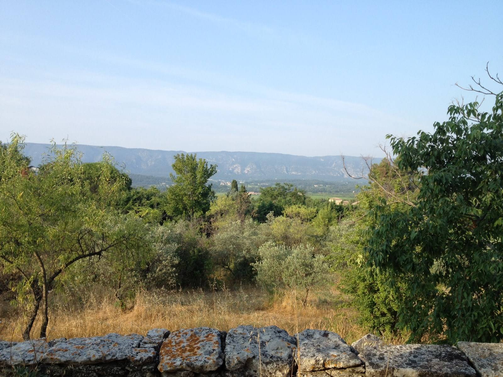 Propriété à vendre avec une belle vue sur la Montagne du Luberon