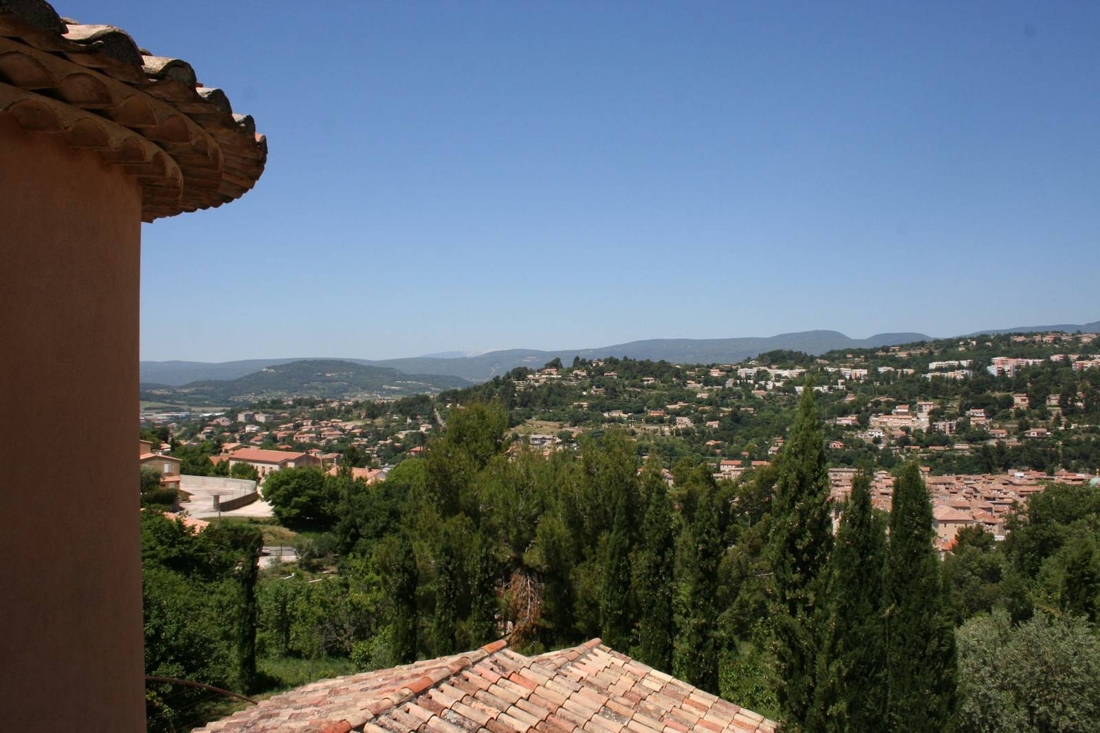 Terrasse avec superbe vue