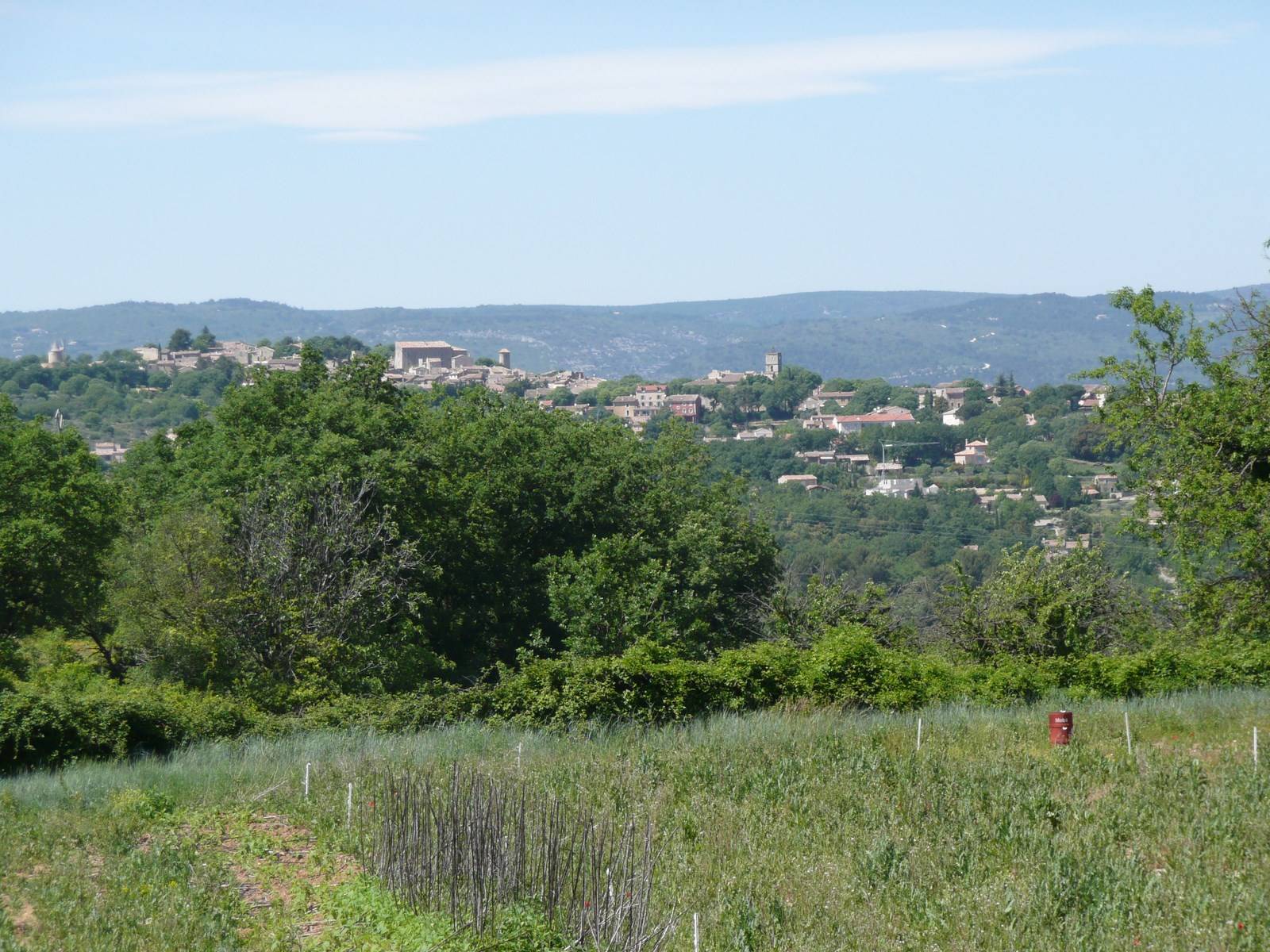 Maison à vendre avec superbe vue sur le village de Goult