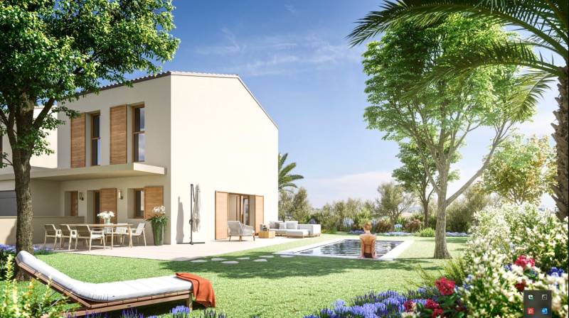 maison neuve ménerbes