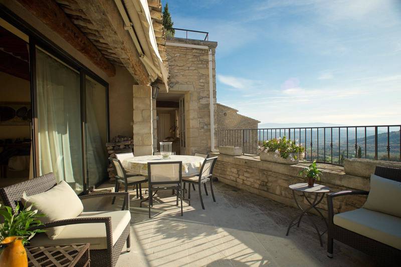 propriété avec vue dans le luberon