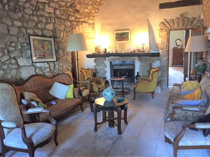 Hôtel Particulier à vendre à Menerbes dans le haut du village avec un jardin terrasse et une vue panoramique