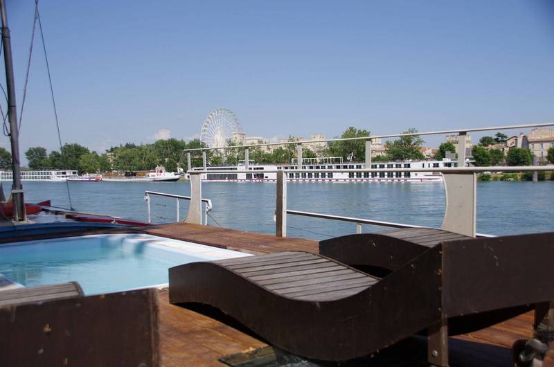 Avignon péniche aménagée à vendre