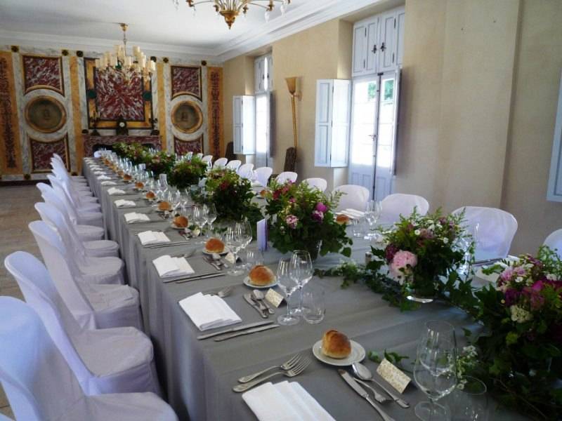 salle de reception du Château à la vente près d'Avignon