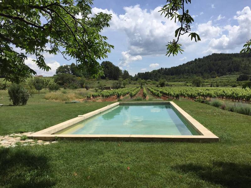 Bastide à vendre à Saint Saturnin les Apt au milieu des vignes dans le Luberon