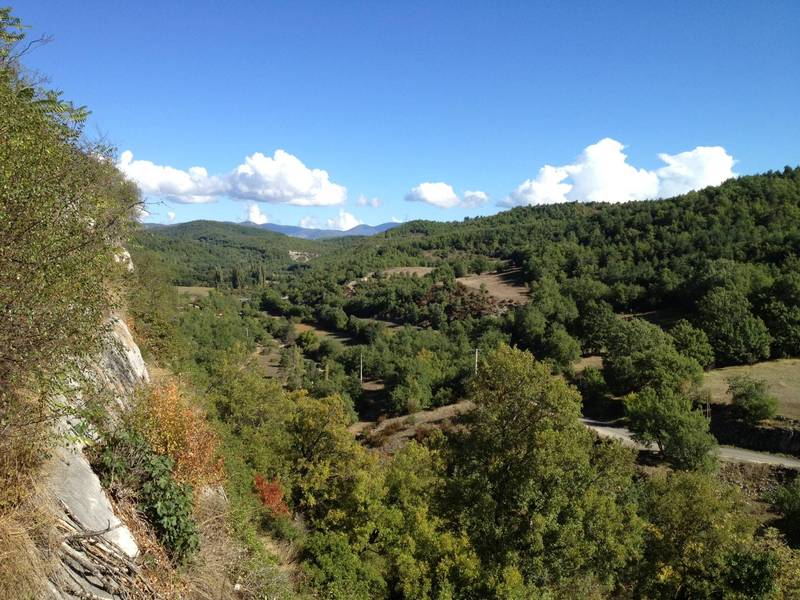 A vendre maison avec superbe vue sur les Gorges d'Oppédette