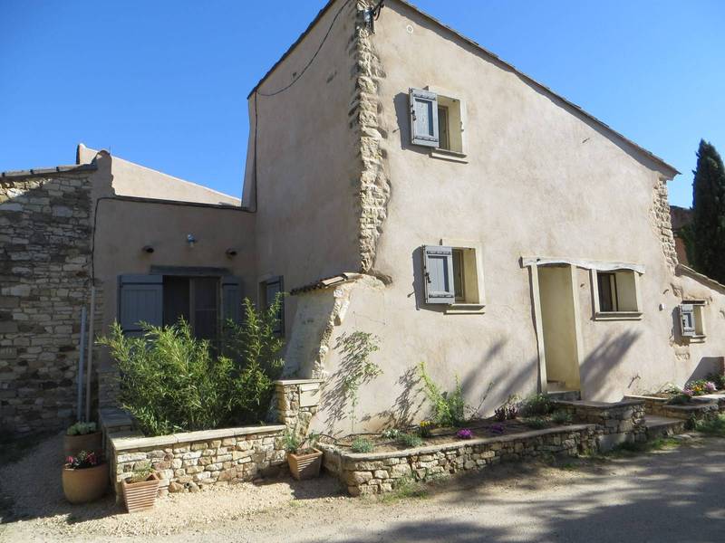 Rustrel maison entièrement restaurée avec terrasse à la vente