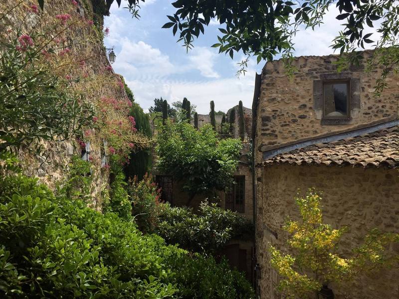 Maison de village avec cour intérieure jardin à Menerbes