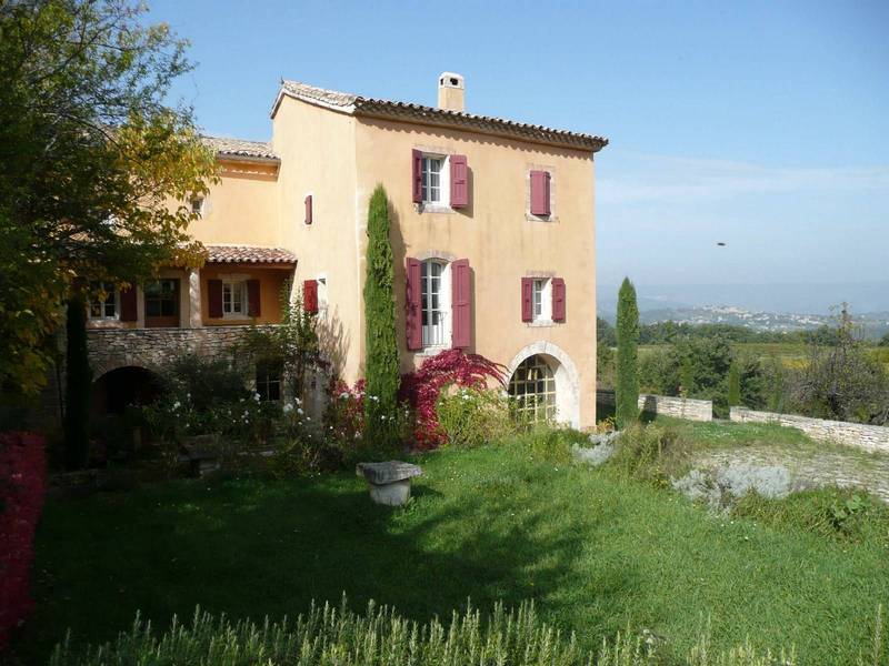 Luberon bastide avec vue panoramique à la vente