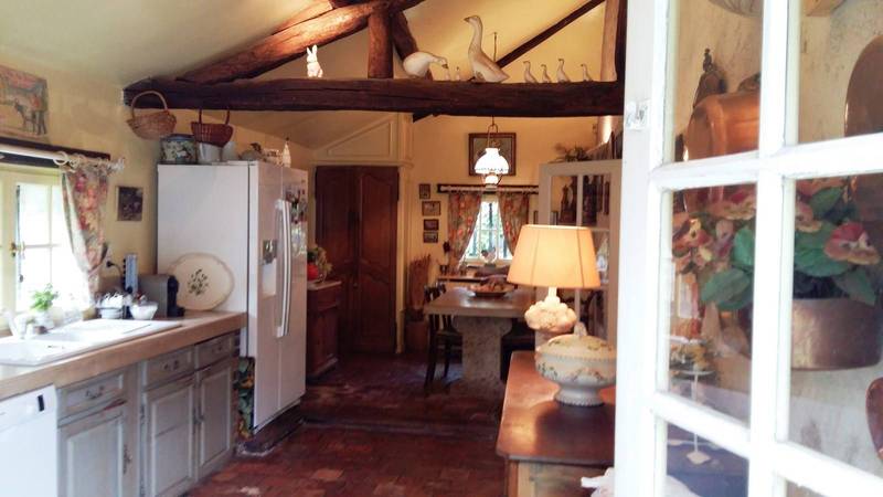 Fermette Longère  restaurée à vendre à Sully sur Loire en Sologne avec jardin et piscine