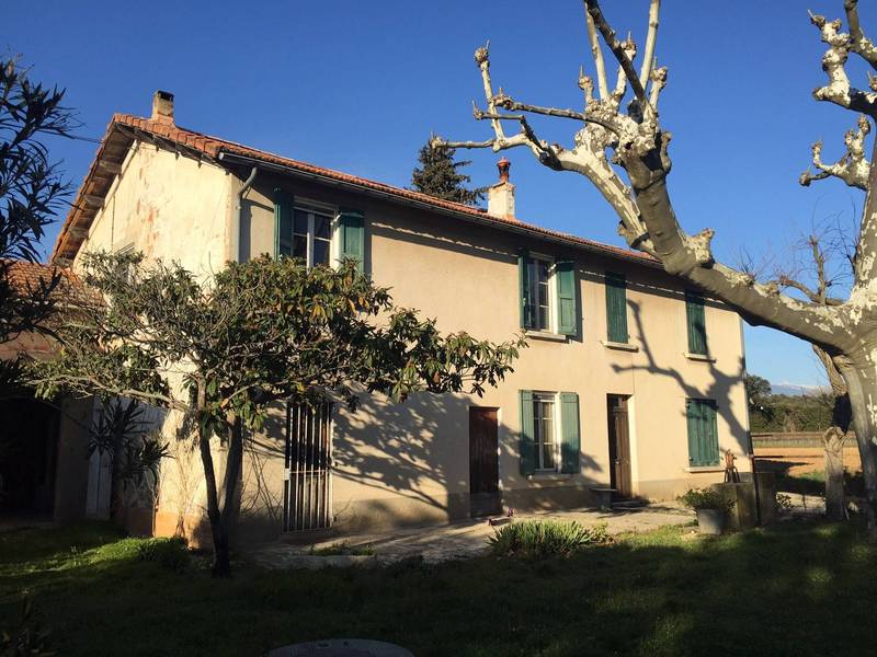 Mas ancien avec terres et hangar agricole à vendre à Monteux